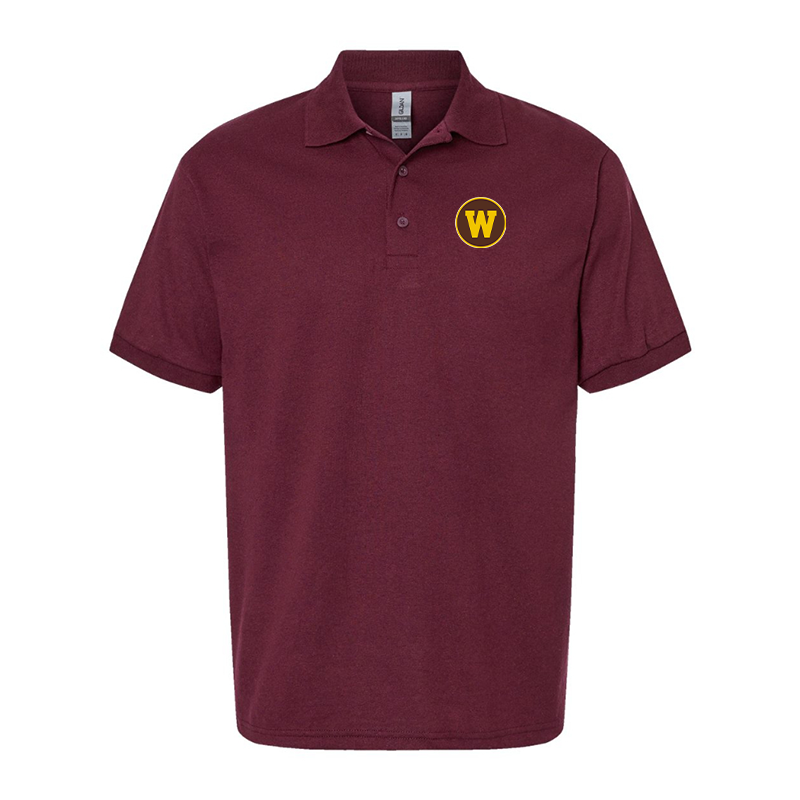 Men's   Western Michigan Broncos  Gildan Dry Blend Jersey Polo